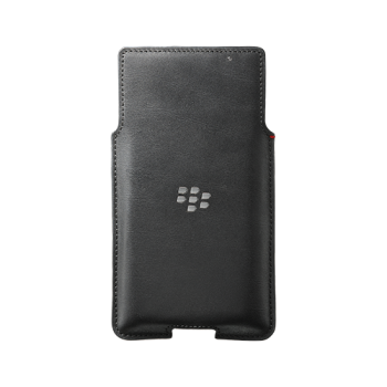 Оригинальный Кожаный мешок с отделением для карты (нат. кожа) для Blackberry Priv Черный