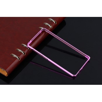 Металлический бампер для Xiaomi RedMi 2 Розовый