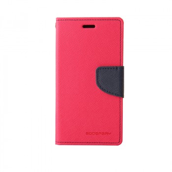 Текстурный чехол портмоне подставка с дизайнерской застежкой для Xiaomi RedMi 2 Пурпурный