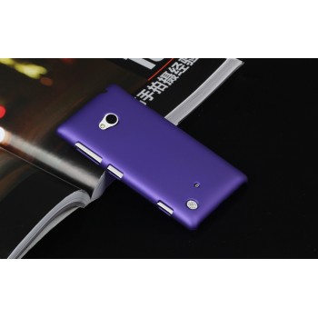 Пластиковый матовый непрозрачный чехол для Nokia Lumia 720 Фиолетовый