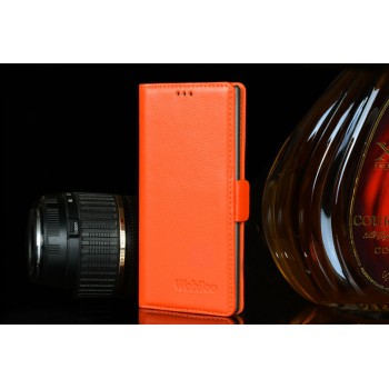 Чехол портмоне подставка с защелкой для Prestigio Multiphone Grace 7557 Оранжевый