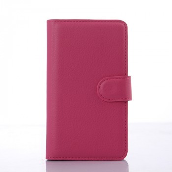 Чехол портмоне подставка с защелкой для Sony Xperia E4g Пурпурный