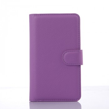 Чехол портмоне подставка с защелкой для Sony Xperia E4g Фиолетовый