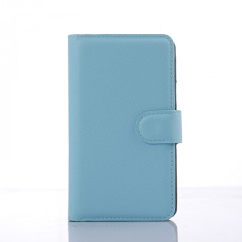Чехол портмоне подставка с защелкой для Sony Xperia E4g Голубой