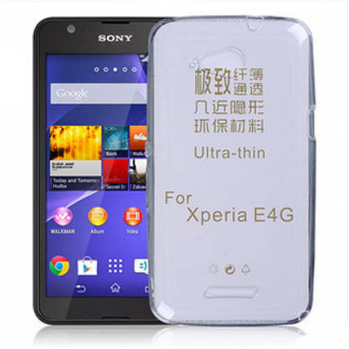 Силиконовый транспарентный чехол для Sony Xperia E4g
