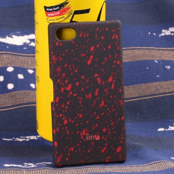 Пластиковый матовый дизайнерский чехол с голографическим принтом Звезды для Sony Xperia Z5 Compact Красный