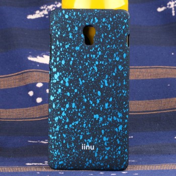 Пластиковый матовый дизайнерский чехол с голографическим принтом Звезды для Lenovo Vibe P1 Голубой