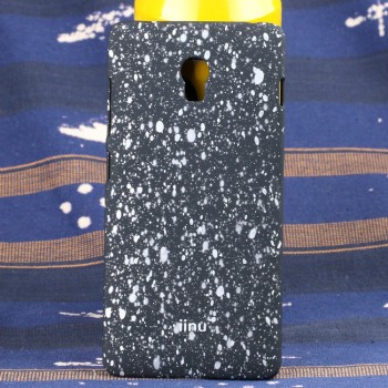 Пластиковый матовый дизайнерский чехол с голографическим принтом Звезды для Lenovo Vibe P1 Белый