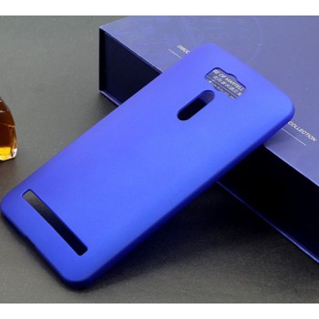 Пластиковый матовый металлик чехол для ASUS ZenFone 2 Laser 6 Синий