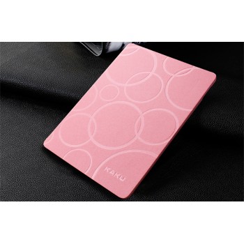 Чехол книжка подставка текстура Узоры на поликарбонатной основе для Samsung Galaxy Tab S 10.5 Розовый