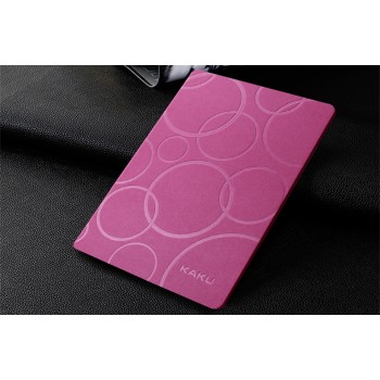 Чехол книжка подставка текстура Узоры на поликарбонатной основе для Samsung Galaxy Tab S 10.5 Пурпурный