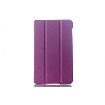Сегментарный чехол книжка подставка на поликарбонатной основе для Samsung Galaxy Tab S 8.4 Фиолетовый