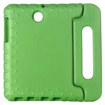 Ударостойкий детский силиконовый гиппоалергенный чехол с подставкой для Samsung Galaxy Tab S2 8.0 Зеленый