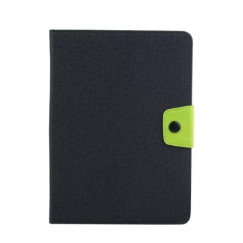 Чехол книжка подставка на силиконовой основе с отделениями для карт и магнитной защелкой для Samsung Galaxy Tab S2 8.0 Черный