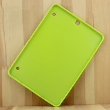 Силиконовый глянцевый непрозрачный чехол для Samsung Galaxy Tab S2 9.7 Зеленый