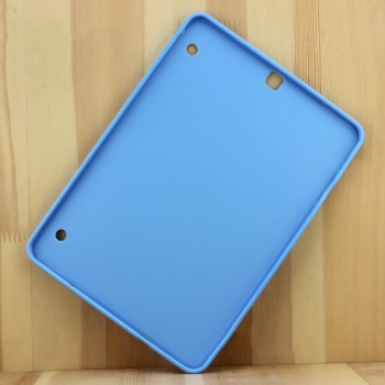 Силиконовый глянцевый непрозрачный чехол для Samsung Galaxy Tab S2 9.7 Синий