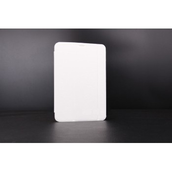 Сегментарный чехол книжка подставка на поликарбонатной непрозрачной основе для Samsung Galaxy Tab S2 9.7 Белый