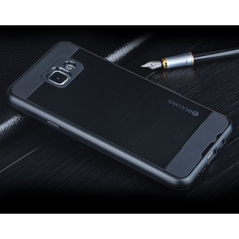 Гибридный чехол накладка силикон/поликарбонат для Samsung Galaxy A7 (2016) Черный