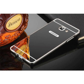 Гибридный металлический двухкомпонентный чехол с поликарбонатной крышкой с зеркальным покрытием для Samsung Galaxy A5 (2016)
