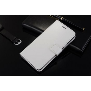 Глянцевый чехол портмоне подставка с защелкой для Samsung Galaxy A5 (2016) Белый