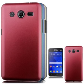 Пластиковый чехол серия Metallic для Samsung Galaxy Core 2