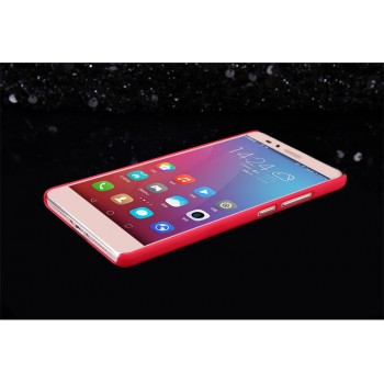 Пластиковый матовый нескользящий премиум чехол для Huawei Honor 5X Красный