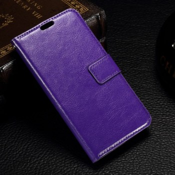Чехол портмоне подставка с магнитной защелкой для Microsoft Lumia 550 Фиолетовый