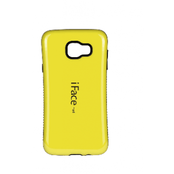 Силиконовый эргономичный непрозрачный чехол с нескользящими гранями для Samsung Galaxy A3 (2016) Желтый