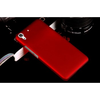 Пластиковый матовый непрозрачный чехол для Huawei Y6 Красный