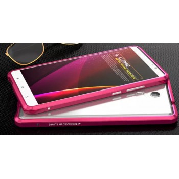 Металлический бампер сборного типа для Xiaomi RedMi Note 3 Пурпурный