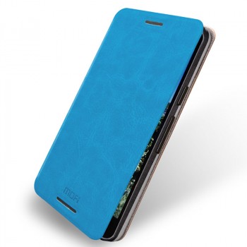 Водоотталкивающий чехол флип подставка для Google LG Nexus 5X Голубой