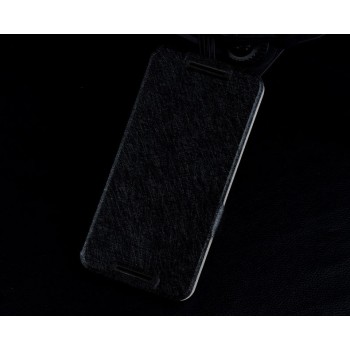 Чехол флип подставка на силиконовой основе с магнитной защёлкой текстура Золото для Google LG Nexus 5X Черный