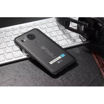 Металлический бампер для Google LG Nexus 5X Черный