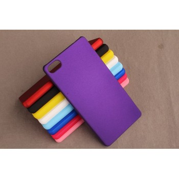 Пластиковый матовый непрозрачный чехол для ZTE Nubia Z9 Max Фиолетовый