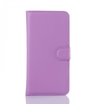 Чехол портмоне подставка с защелкой для Samsung Galaxy S6 Edge Plus Фиолетовый