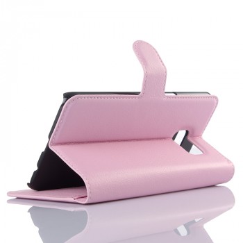 Чехол портмоне подставка с защелкой для Samsung Galaxy S6 Edge Plus Розовый