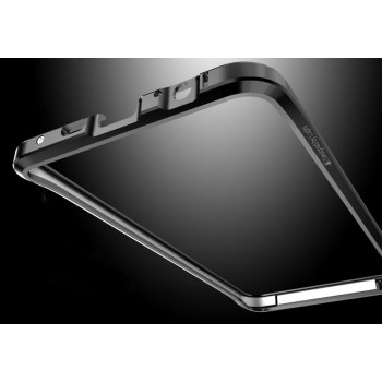 Металлический бампер сборного типа на винтах для Samsung Galaxy S6 Edge Plus Черный