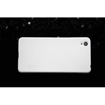 Пластиковый матовый нескользящий премиум чехол для OnePlus X Белый