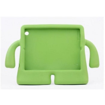 Детский ультразащитный гиппоаллергенный силиконовый фигурный чехол для планшета Ipad 2/3/4 Зеленый