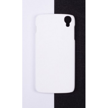 Пластиковый матовый непрозрачный чехол для Alcatel One Touch Idol 3 (4.7) Белый