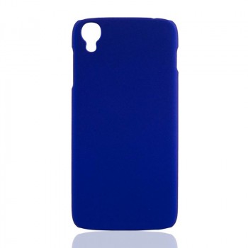 Пластиковый матовый непрозрачный чехол для Alcatel One Touch Idol 3 (5.5) Синий