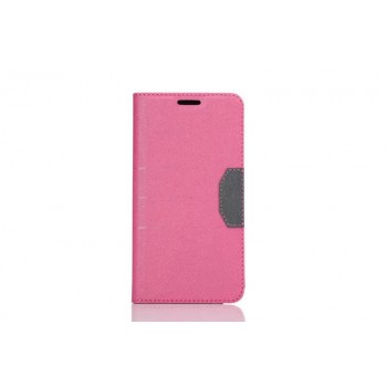 Текстурный чехол подставка на силиконовой основе с отделением для карты для Samsung Galaxy S7 Розовый