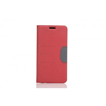 Текстурный чехол подставка на силиконовой основе с отделением для карты для Samsung Galaxy S7 Красный