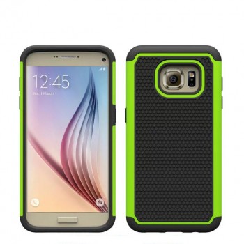 Силиконовый чехол экстрим защита для Samsung Galaxy S7 Зеленый