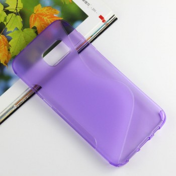 Силиконовый S чехол для Samsung Galaxy S7 Edge Фиолетовый