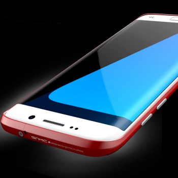 Металлический усиленный бампер сборного типа для Samsung Galaxy S7 Edge Красный