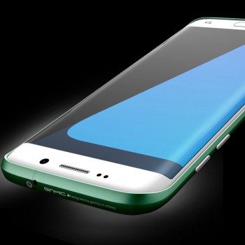 Металлический усиленный бампер сборного типа для Samsung Galaxy S7 Edge Зеленый