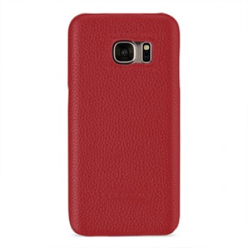 Кожаный чехол накладка (нат. кожа) для Samsung Galaxy S7