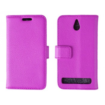 Чехол портмоне-подставка для LG Optimus G2 mini Фиолетовый