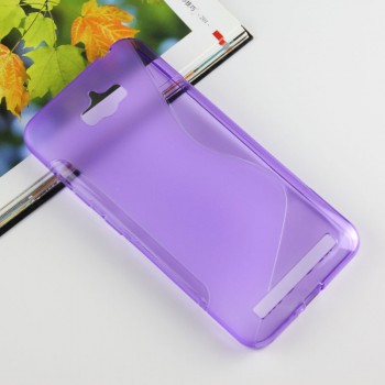Силиконовый S чехол для ASUS ZenFone Max Фиолетовый